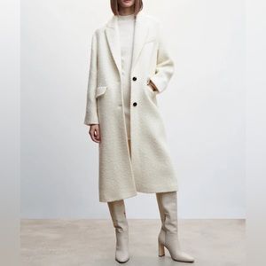 Mango Terry Wool Coat